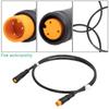 1Pcs Conversion Connector Cable For Bafang Electric Bicycle Motor Drive Thumb Throttle Ebike Male Female Extension Cable Sensor