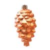 New Christmas Tree Pendant 9cm6pcs with Glossy and Matte Pinecone Christmas Balls