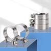 304 Stainless Steel Mini Hose Clamp for Water Pipes, Screw-Tightened Band Clip