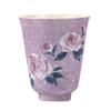 Handmade High-End Ceramic Rose Douli Tea Cup for Kung Fu Tea