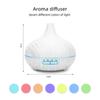 550ml Wood Grain Essential Oil Diffuser & Air Humidifier - Ultrasonic Aroma Diffuser with Remote, 6 Oils, Auto Shut Off, Quiet A