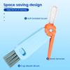 6Pcs Bottle Gap Cleaning Brush 3 In 1 Cup Crevice Cleaner Portable Cup Lid Cleaning Brush for Home Kitchen Glasses Milk Bottles