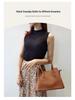 2025 Women's Genuine Leather Large Capacity Handbag - Autumn/Winter Crossbody Tote Bag