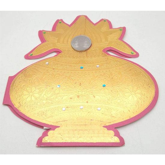 

RSINC Fan Shaped Kalash Envelopes for Gifting(Pack of 5) (Golden) 4S-NZ80-9RE8