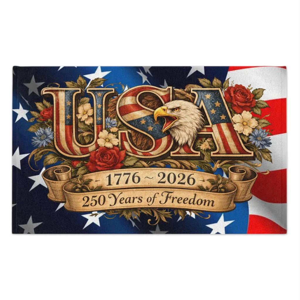 Unabhängigkeitstag Adler Strandtuch USA 250 Wochen Mikrofaser Badetuch Wasseraufnahme Schnelltrocknend