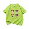 Rainbow Pigtail Girl Graphic Tee Kids 100 Cotton Crew Neck Casual T Shirt Short Sleeve Breathable Tops For Boys Girls Children