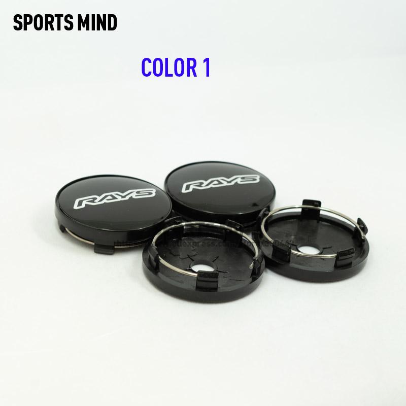 

4PCS/lot 60MM Car RAYS VOLK Logo Wheel Center Caps Wheel Hub Caps for Japan Tokyo Rim TE37 Time Attack