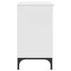 Bathroom Vanity Cabinet with Door White 60.5 x 33.5 x 61 cm
