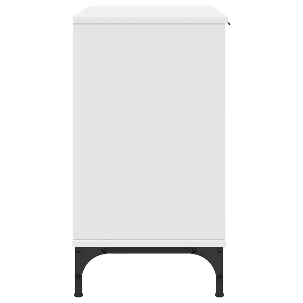 Bathroom Vanity Cabinet with Door White 60.5 x 33.5 x 61 cm