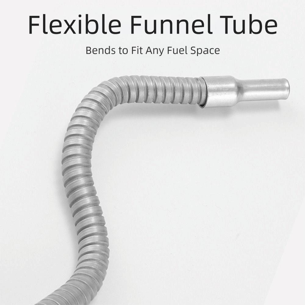 Filter Screen Metal Funnel Flexible Widely Mouth Refueling Funnel  Liquid Fluids