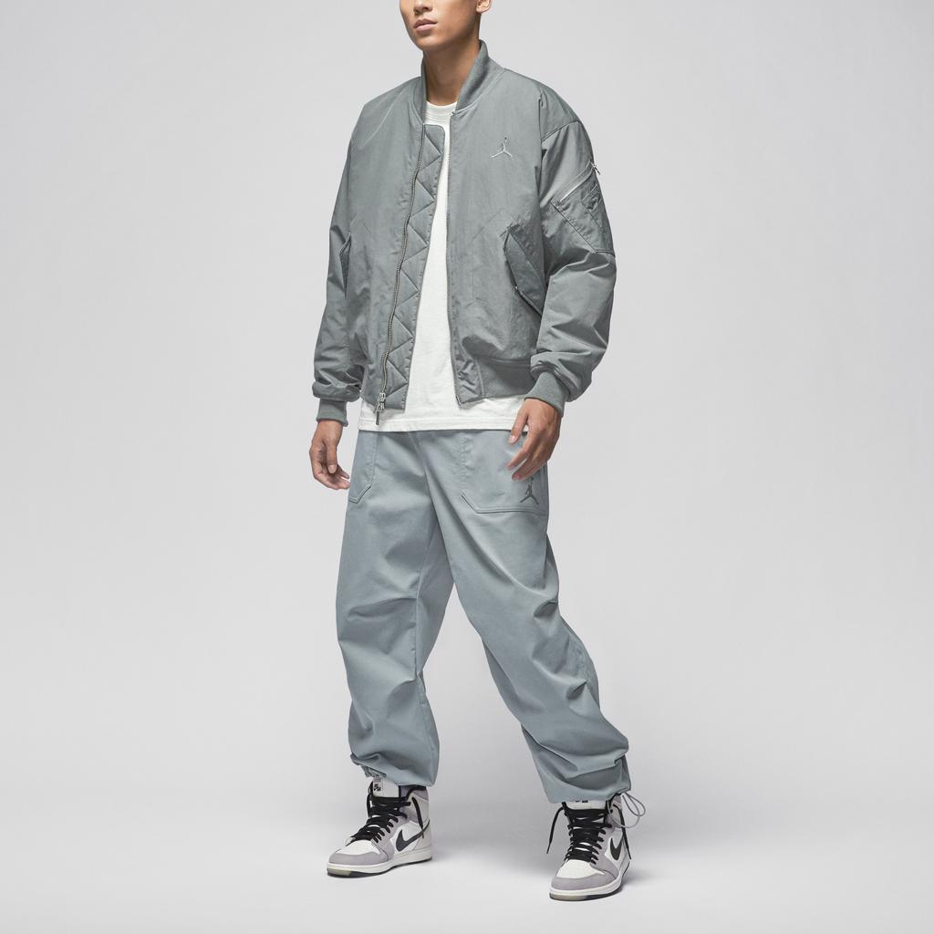 Jordan Esenciales M J Declaración Esencial Pantalón Tejido Moda Versátil Cómodo Simple Pierna Recta Pantalones Casuales Pantalones para Hombre Verde HV4871065