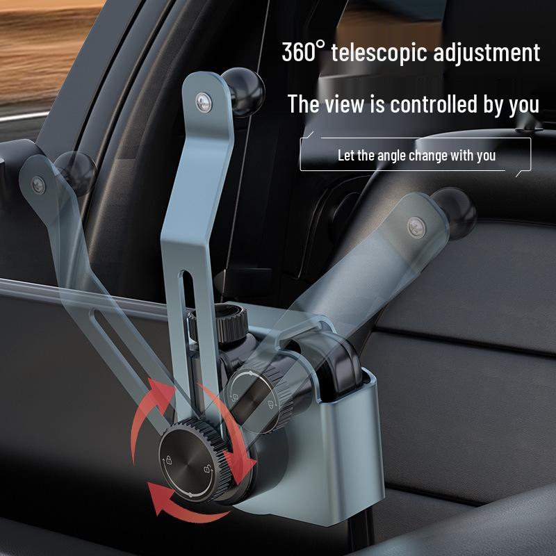 Universelle Autohalterung für Handy mit 360° Teleskopverstellung für große Bildschirme