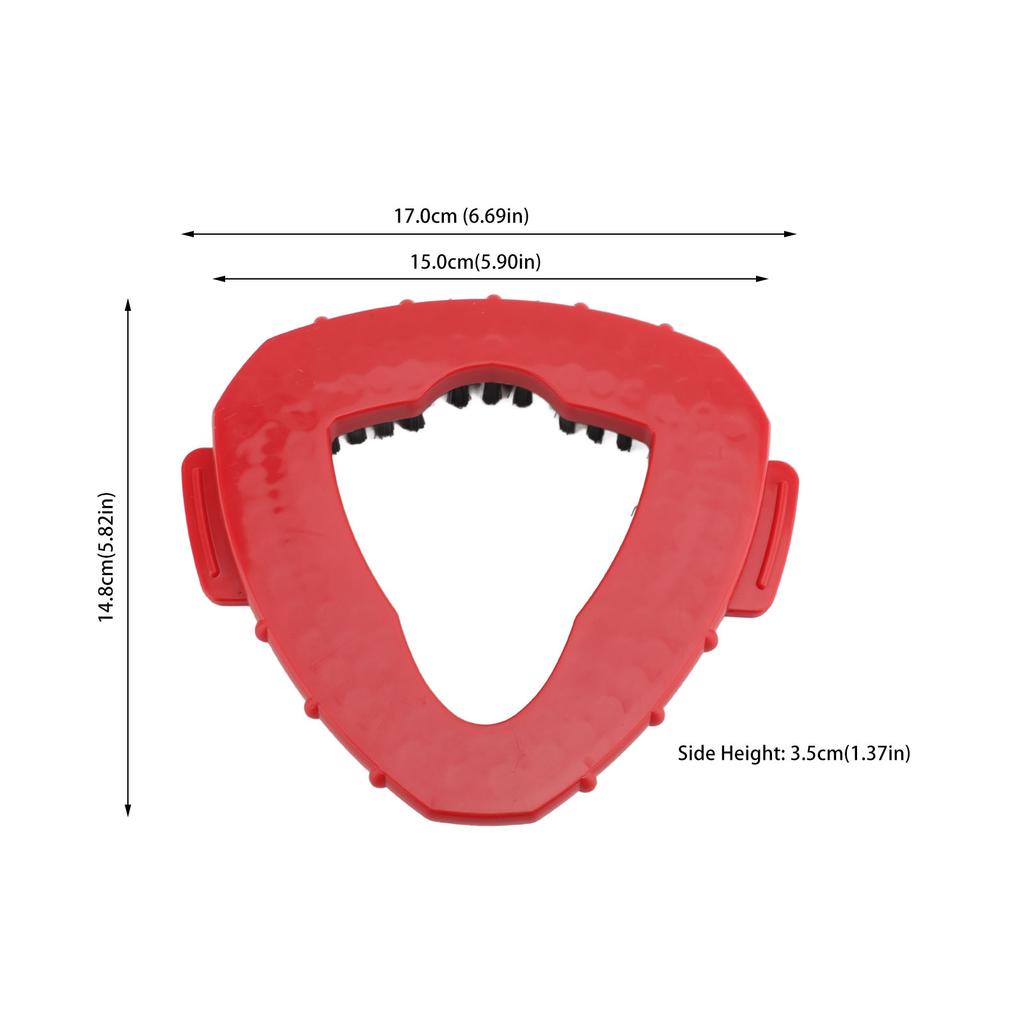 2pcs Scrub Brush Replacement Tile Floor Cleaning Triangle Mop Scrubber Brush Attachment For O Ceda EasyWring 1 Tank System