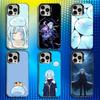S-Slime R-Rimuru Anime Handyhülle Für iPhone 16,15,14,13,12,11,Mini,Pro,SE,MAX Weiß Matt Stoßfeste Hülle