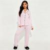Modal Pajamas Women's Cardigan Long-sleeved Shirt Trousers Two-piece Set Women's Loungewear Nightwear
