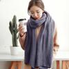 Solid Color For Girls Thickened Wraps Korean Long Shawls Women Winter Scarves Knitted Shawls