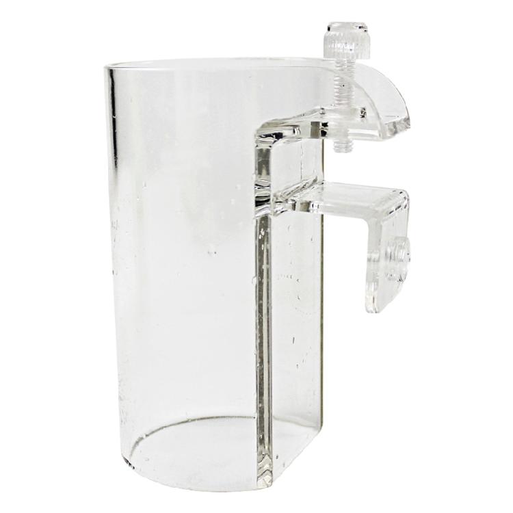 

Fish Feeding Ring Floating Feeder Clear Acrylic Bucket Circle Easy to Install 1