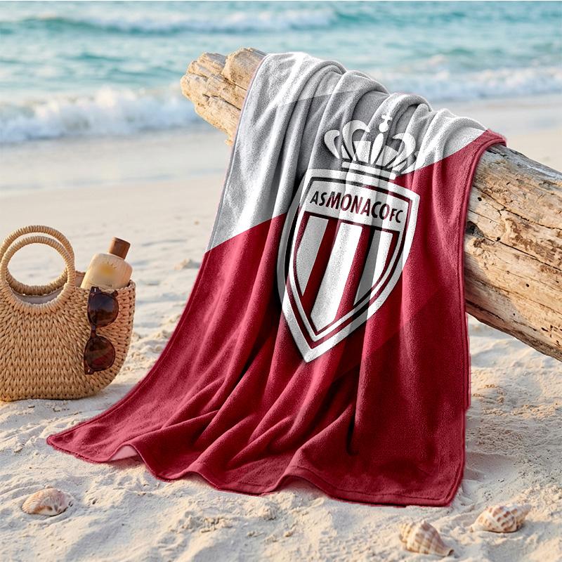 Asciugamano da Spiaggia in Microfibra con Stampa Monaco FC Asciugatura Rapida Assorbente Grande Asciugamano per Spiaggia Nuoto Viaggio