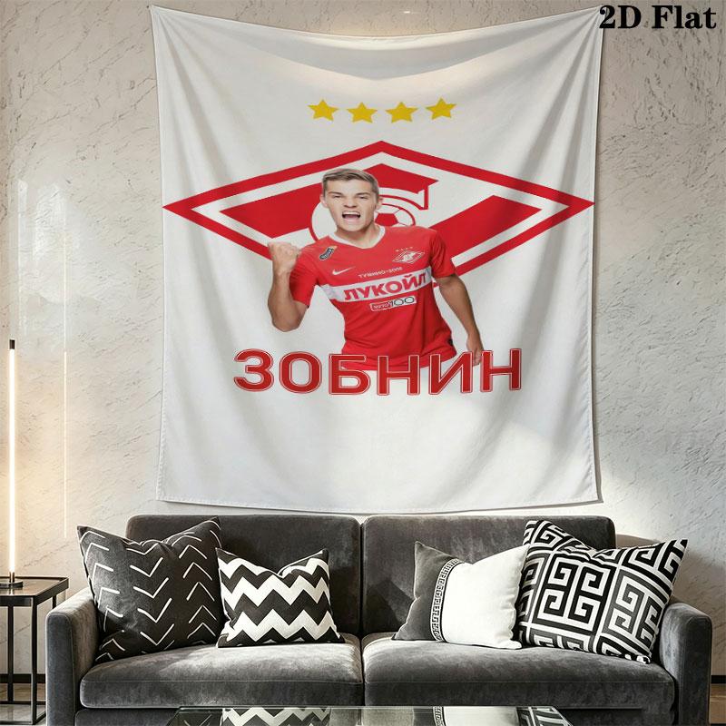 Spartak Moscow Triumph Wall Hanging Printed Fabric Blanket Decorative Tapestries for Bedroom Living Room Home Decor