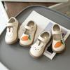 Mädchen Lederschuhe Frühling und Herbst neue Cartoon Prinzessin Schuhe rutschfest Baby Mädchen Schuhe Klettverschluss kleines Mädchen Klassenkamerad