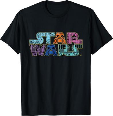 Star Wars Logo Death Star Plans T-Shirt