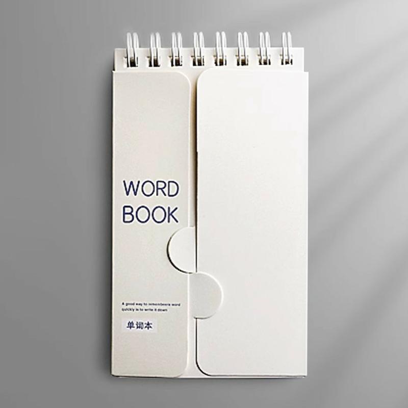 

Портативный блокнот для запоминания слов - стенографический спиральный блокнот для планирования и запоминания с функцией сокрытия Хороший подарок 1Pcs