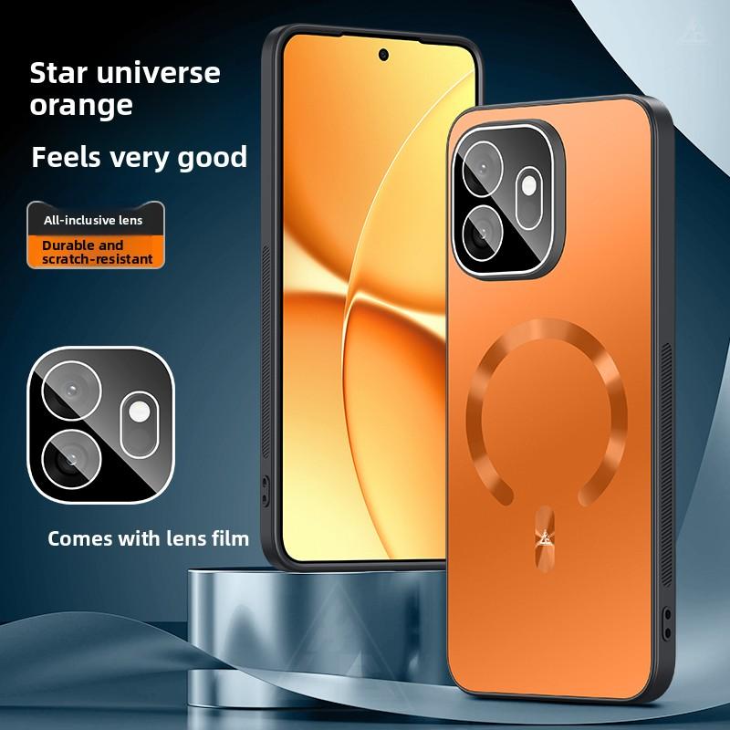 For OnePlus 15T Case Hard PC Matte Magnetic wireless charging Lens Protective Back Cover Case For One Plus 15T 1+15T Phone Shell