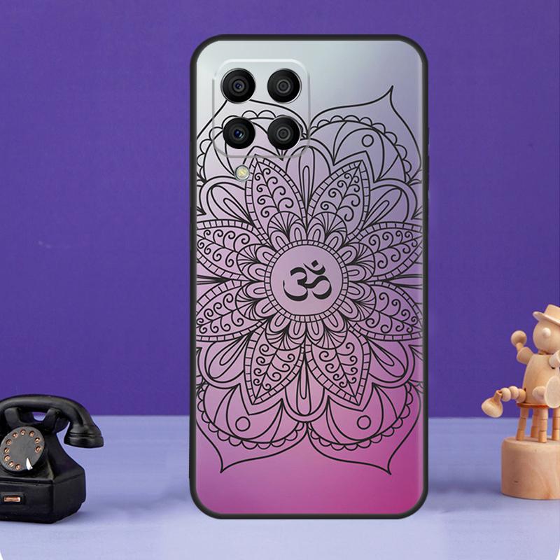 Yoga Om Namaste Mandala Design Case For Samsung Galaxy M34 M13 M53 M51 M31 M11 M14 M54 M12 M32 M52 M16 M36 M56 M15 M35 M55