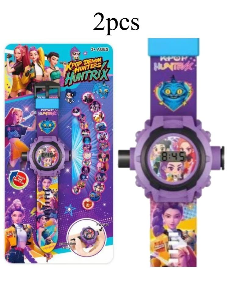 New Witch Hunter Projection Watch 24 Images Children's Electronic Luminous Toy Lumizzo Emira