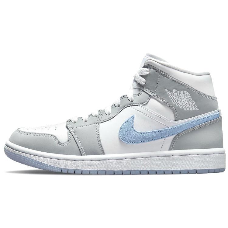 

Женские кроссовки для баскетбола Air Jordan 1 Mid Retro Серый волк BQ6472-105 35.5