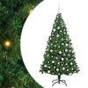Artificial Christmas Tree with 300 LEDs and Stand Green 180 Cm