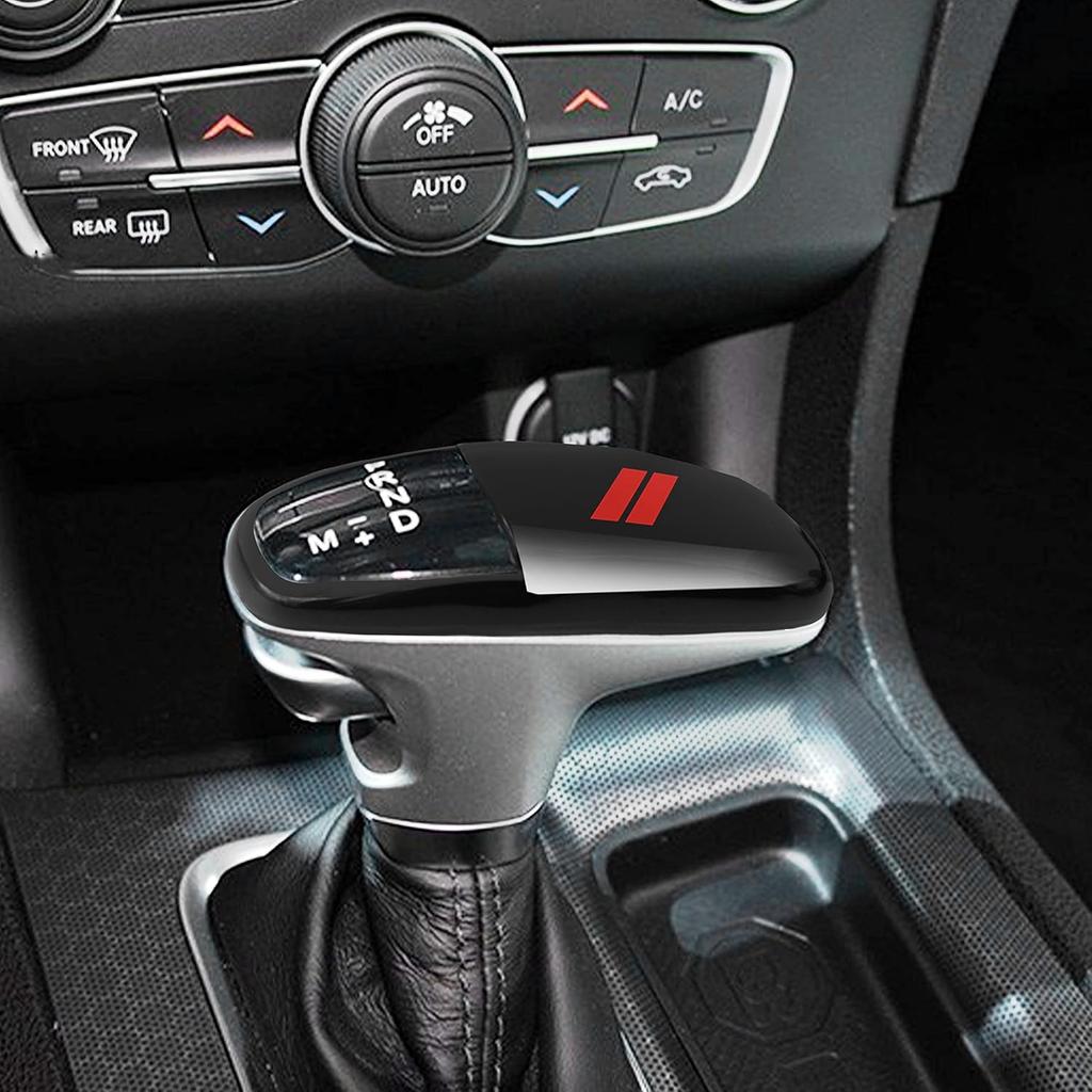 SENSHINE Gear Shift Knob Head Cover for Dodge Charger Accessories 2015- Challenger 2015-2024 Durango 2016-2025 2026 ABS Interior Shell Ert Decoration