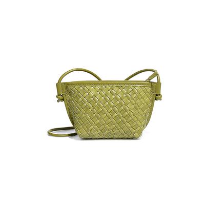Summer Macaron Crossbody Women's Bag, Mini and Cute Hand-woven Bag, Casual Single-shoulder Vegetable Basket Dumpling Bag