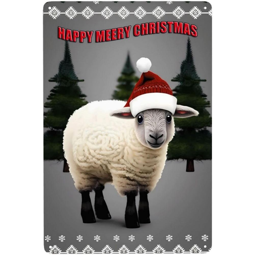 Metal Tin Signs Snow Man Xmas Wall Decoration Plaque Vintage Art Poster Iron Painting for Man Cave Home Cafe Garden Club Bar