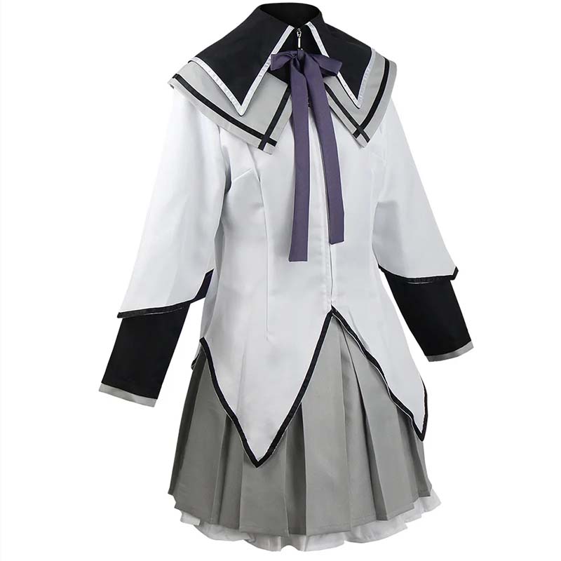 Anime Akemi Homura Cosplay Kostium Walki Mundur Pończochy Akemi Homura Stroje