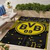 1 Stück Fußballteam-Design Teppich - Rutschfest, Weich & Gemütlich Fußmatte für Wohnzimmer, Schlafzimmer, Büro - Dekoteppich für Innen/Außen