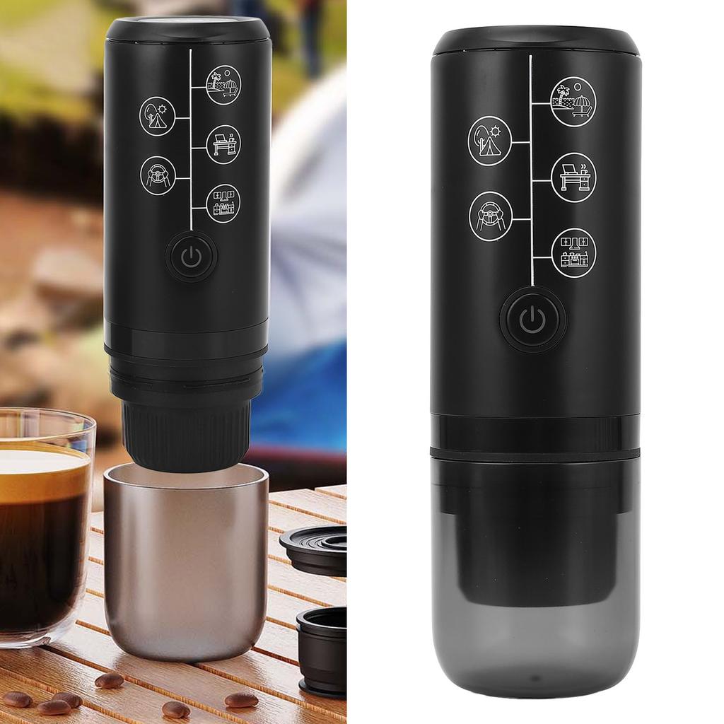 Portable Electric Coffee NaMachine Cordless Rechargble 17 Bar Pressure Electric Capsule Coffee Maker for Outdoor Home