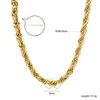 Personalized Hip Hop Necklace Stainless Steel Simple Versatile Spring Buckle Clavicle Chain Chain Clavicle Chain