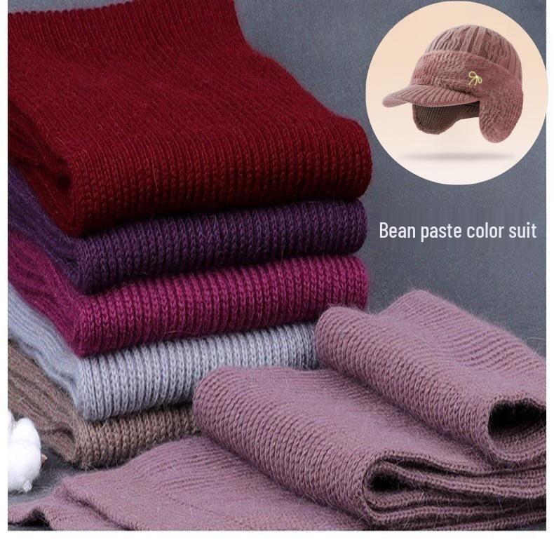 Căciulă rezistentă la vânt, căptușită cu fleece, cu protecție pentru urechi, pentru persoane de vârstă mijlocie și vârstnici - Caldă și elegantă pentru toamnă și iarnă