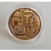 Gold Plated Bitcoin Coin Collectible Art Collection Gift Physical Commemorative Casascius Bit Btc Metal Antique Imitation