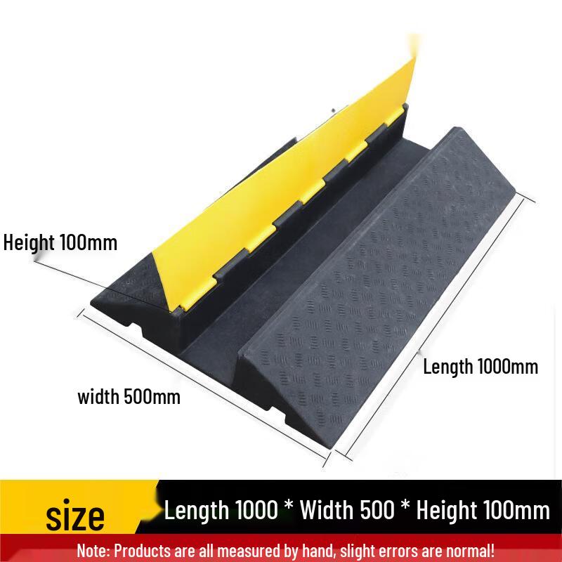 Heavy-Duty PVC Cable Protector Ramp