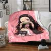 1pc Nezouko Blanket, Gift, for Men and Women, Soft Blanket, Good for Sofa Bed Couch Travel, Lightweight Flannel Blanket