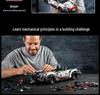 Model samochodu sportowego Porsche 911RSR: Zdalne sterowanie i montaż DIY kompatybilny z Lego