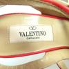 Great Valentino Garavani Pumps Rockstud Pointed Toe Red Leather Women 36 Used