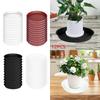 Round Plant Saucer for Pots 11.81 Inch Water Drip Tray Movable Heavy Duty Base for Indoor Outdoor Flower Planter