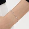 Nova Silver (W) Pave Station Bracelet Hl1B54122W9180