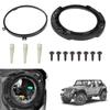 Headlight Mounting Brackets ForJeep Wrangler JK 2007-2017 7 Inch Round Ring Headlight Mounting Brackets Mounting Retaining Set