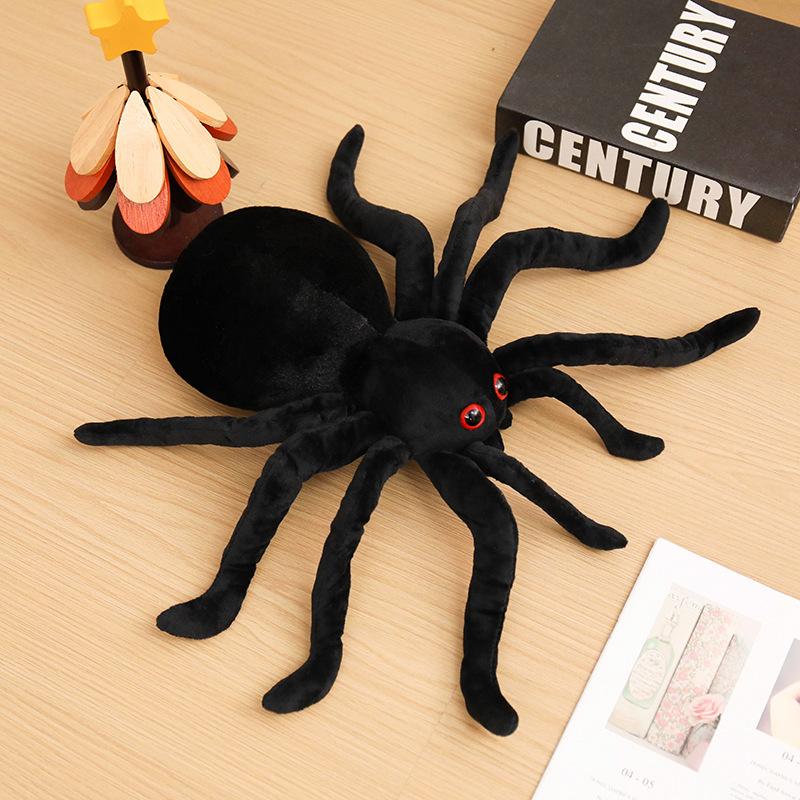 20/25cm Colorful Spider Plush Toy Stuffed Insect Pillow Home Decoration Party Prop Man Gift