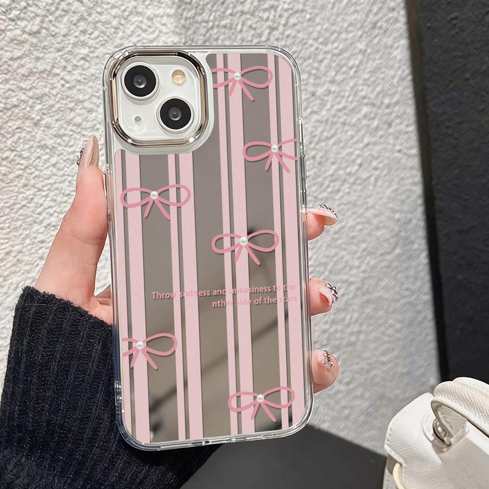 Модный Чехол для Телефона Зеркало для Макияжа Звезда Для Iphone 17 ProMax 16 13 11 15 14 Plus 12 Air 16e 17e Роскошный Защитный Чехол Funda iphone 16 ProMax gray