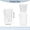 12 Pieces Self Watering Pots Flower Plant Containers Double Layer Material Suitable for Indoor